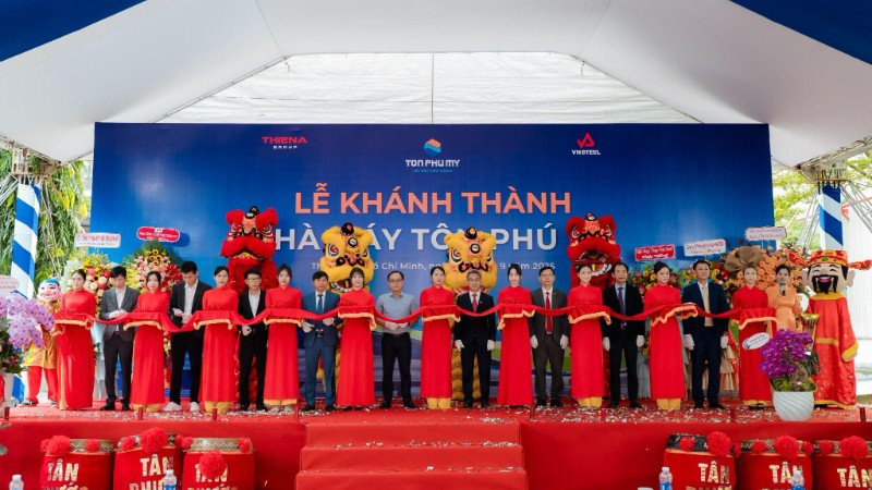 Khánh thành nhà máy Tôn Phú Mỹ