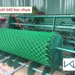 Quá trình sản xuất Lưới B40 bọc nhựa