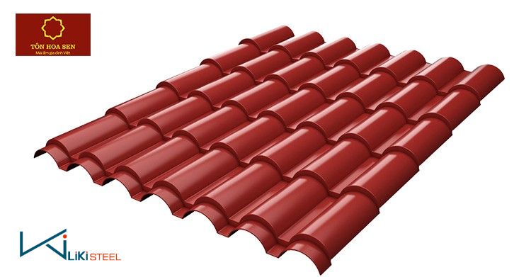 Tôn giả ngói Hoa Sen màu đỏ cao cấp