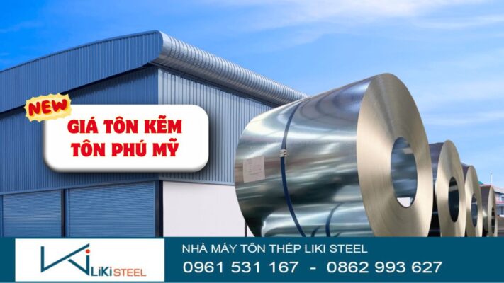 Giá tôn kẽm Phú Mỹ (Tôn Phú Mỹ) Mới Nhất, Giá Rẻ #1, CK 5%