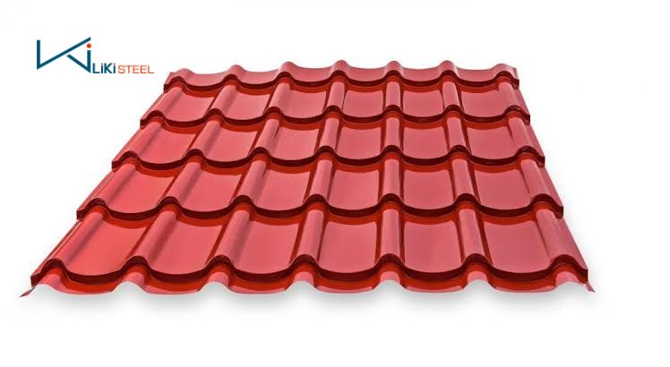 Tôn PU cách nhiệt Hoa Sen màu đỏ đô